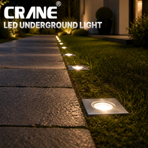 Projecteur LED d'<span class=keywords><strong>extérieur</strong></span> Crane MA65 pour aménagement paysager, en acier inoxydable <span class=keywords><strong>316</strong></span>, distribution de lumière, étanche IP67, éclairage encastré 8W - Product Image 2
