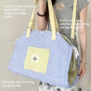 Dog Bag Cartoon Soft Canvas Outdoor Lightweight Portable Large Capacity Summer Breathable Pet Dog Exposed Head Anti-Stress - Product Image 3