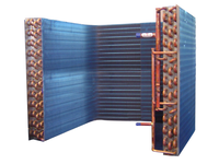 Petite bobine de condensateur refroidie à l'air, tube en cuivre, forme ronde à haute qualité pour climatisation avec vaporisateur certifié CE