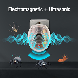 Presa elettrica interna nel controllo dei parassiti insetto pulce lucertola ragno deterrente repellente per zanzare ad ultrasuoni - Product Image 3