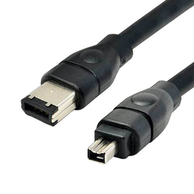 Ieee 1394 6pin to 4pin Firewire Cable Male to Male 1394 Firewire Ilink Dv Data Cable Wiring Harness 1.8m