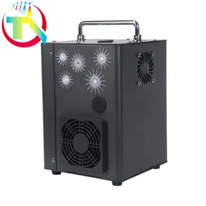Wedding Disco Party 360 Rotating Cold Spark Machine Mini Dry Ice Firework Show With Handle For Events And Parties