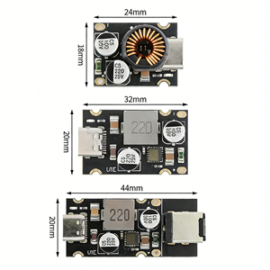 P65w टाइप-सी इंटरफेस डीसी/डीसी कनवर्टर फास्ट चार्जिंग मॉड्यूल i2c संचार पीडी3.1 pps qc3.0 विकास बोर्ड किट का समर्थन करता है - Product Image 3