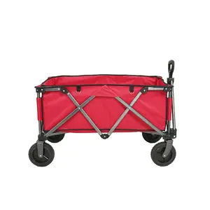 Hot Sale Portable Picnic Kids Camping Wagon Hand Truck Beach Trolleys Folding Cart