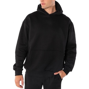 Conjunto Deportivo Personalizado con Logotipo Bordado, 100% Algodón Transpirable, Talla Grande, Invierno, Grueso, con Capucha, Unisex, para Hombre - Product Image 3