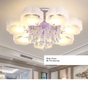 Luz de techo de cristal LED regulable <span class=keywords><strong>RC</strong></span> para dormitorio/comedor/sala de estar Hotel apartamento Villa pasillo entrada balcón - Product Image 5