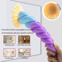 Novedoso Dildo Grande de Silicona Suave con Ventosa para Mujeres, Juguete Sexual para Masturbación, Tapón Anal, Masaje y Estimulación Vaginal