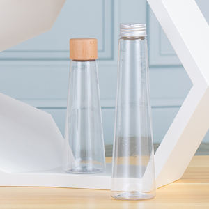 Botellas de Plástico Redondas de 250 ml y 350 ml con Forma de Cono, Diseño Nuevo, para Jugos, Té, Leche y Bebidas, para PET con Tapa y Serigrafía - Product Image 1