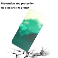 Aquarelle Portefeuille En Cuir Téléphone étui pour samsung Galaxy M13 M33 M53 M23 F23 A23 A13 M52 M32 Xcover 5 A22 A32 Flip Cover Pouch