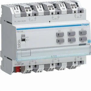 TXA306 compatibile con il modulo di ingresso Hagers KNX, 6 ingressi universali 230V AC/DC e contatti senza potenziale 6M - Product Image 1