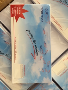 High Quality 110x220mm 80GSM PAPER POUCH DL <strong>White</strong> <strong>Envelopes</strong> Manila <strong>Envelope</strong> 50 Pieces <strong>White</strong> FG <strong>Envelopes</strong> - Product Image 2