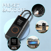 New Arrival Car Air Pump Manufacturer Cordless Air Pump for Car Tires Bike&Motorcycle 150PSI Electric Car Air Compressor Pump