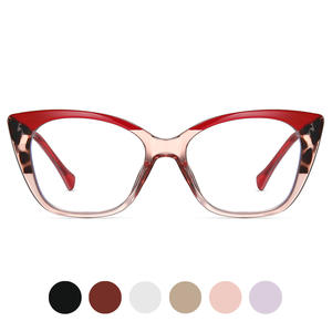 กรอบแว่นตา Cat Eye ป้องกันแสงสีฟ้า TR90 แบบเต็มกรอบ Unisex เลนส์อะคริลิค 87292 ผลิตที่ไถโจว - Product Image 5