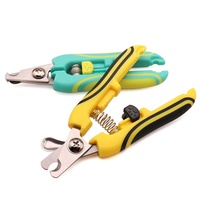 Coupe-ongles pour animaux de compagnie CW5043 avec mécanisme à ressort robuste, bord incurvé tranchant, finition dorée, pour la coupe des ongles et le repiquage des griffes