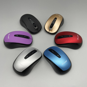 Mini ratón óptico inalámbrico de 2,4 GHz, interfaz USB negra, compatibilidad con batería para juegos y oficina/ordenador portátil - Product Image 5