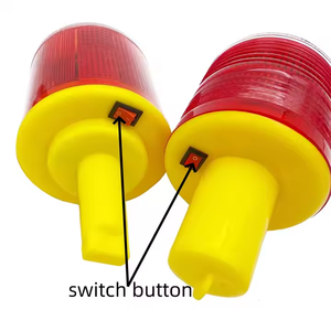Luce di Segnalazione Lampeggiante Solare Impermeabile per Costruzioni <span class=keywords><strong>Stradali</strong></span> e Allarmi di Emergenza - Product Image 4