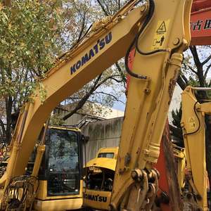 รถขุดไฮดรอลิก Komatsu PC120-7 ขนาด 12 ตัน พร้อมมอเตอร์และปั๊ม สภาพดี มีสินค้าพร้อมขาย - Product Image 5