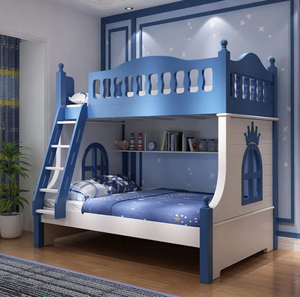 <span class=keywords><strong>Lit</strong></span> superposé en bois massif rose Princess Tree House <span class=keywords><strong>pour</strong></span> filles avec toboggan et escalier, tiroirs <span class=keywords><strong>de</strong></span> rangement <span class=keywords><strong>pour</strong></span> la chambre des enfants - Product Image 6