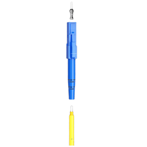 Cavo Patch in Fibra Ottica da 1m (3ft) 2 Fibre LC UPC Duplex a LC UPC Duplex Single Mode (OS2) Riser (OFNR) 2.0mm con Buffer Stretto Giallo - Product Image 3