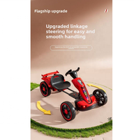 Kart à pédales électrique pour enfants à quatre roues avec télécommande, pliable, portable, voiture jouet 1000W 500cc 7.1KG 4 temps, modèle ZTH-888