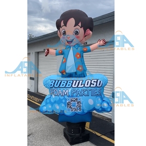 Tube de ciel gonflable Led Lighting Nouveau design Pizza Gonflable Hot Dog Hamburger Danseur d'air à vendre - Product Image 4