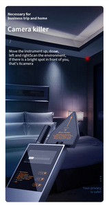 WT10 akıllı Anti-Spy WiFi sinyal analizörü taşınabilir 10MHz-4GHz radyo dalga dedektörü ile kablosuz kamera <span class=keywords><strong>GPS</strong></span> bulucu <span class=keywords><strong>Metal</strong></span> malzeme - Product Image 3