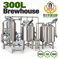 Fermenteur isobare CCT 300L avec enveloppe glycolée et doseur de chouhan, certifié CE PED, pour brasserie artisanale, transformation de boissons et de vin