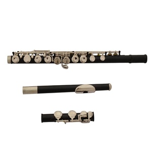 <span class=keywords><strong>Flûte</strong></span> traversière noire 16 trous en nickel-argent, accordée en Do, pour débutants et adultes, idéale pour l'enseignement et les performances - Product Image 4