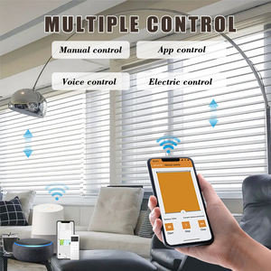 Persianas Shangri-<span class=keywords><strong>La</strong></span>, Persianas Enrollables Semiopacas, Cortinas Eléctricas para Oficina, Hotel, <span class=keywords><strong>Villa</strong></span>, Cortinas Verticales Automáticas de Fábrica, Fáciles de Usar con Cuerda - Product Image 6