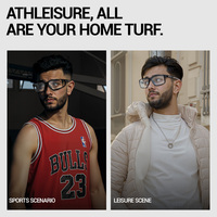 Lunettes de sport de basketball avec monture à verres correcteurs intégrés, ultra légères, équipées d'une sangle de tête réglable