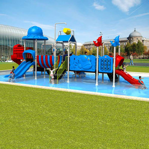 Thiết Kế Phù Hợp Mặt Đất Trẻ Em Công Viên Nước Bể Bơi Trượt Nước Cho Các Trò Chơi Thương Mại - Product Image 2