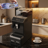 Cafetera de Pantalla Grande, Prepara 16 Bebidas, Latte, Espresso, Restreto, Cafetera Automática de un Toque, Cafetera de Leche