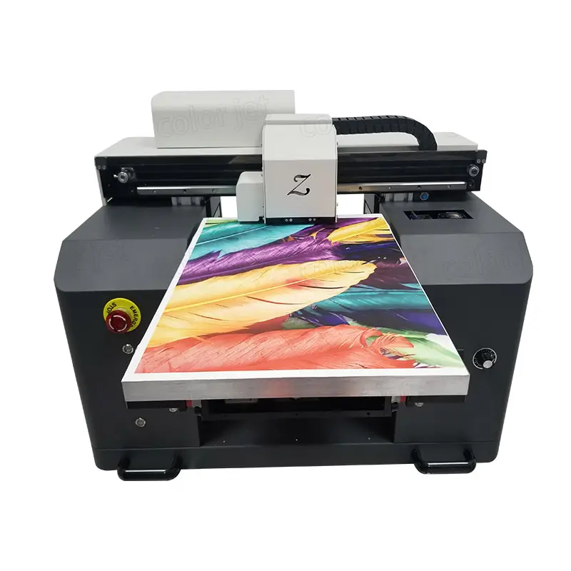 Jucolor Fabrik UV Led Drucker Für Puzzle Feuerzeuge Yoga Matte Acryl Druck A3 Desktop Maschine