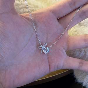 Collier Pendentif Exquis en Argent Pur S925, Style Fille Douce, Diamant Rose, Ciel Étoilé, Poney, Polyvalent, Compact, Mode Quotidienne - Product Image 4