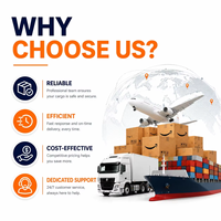 Transitaire international fiable Chine États-Unis Canada Europe Australie Mexique Brésil (DDP FBA) Conteneur sec 40/45HQ Capacité