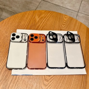 เคสโทรศัพท์มือถือแบบใสพร้อมขาตั้งสำหรับ iPhone 17 Air 16 15 Pro Max  ฝาหลัง TPU PC ชุบเคลือบ ป้องกันเลนส์กล้อง - Product Image 2