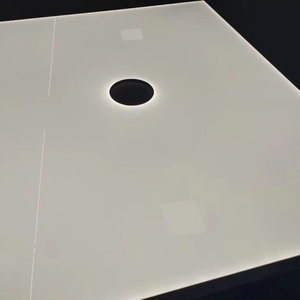 Placa guía de luz PMMA de tipo descendente para iluminación de techo redonda ultrafina, precio asequible, líneas de grabado LGP, Rina Tech, gran venta. - Product Image 5