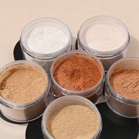 Poudre fixante sans talc, créez votre propre poudre fixante en vrac, marque privée, maquillage du visage, poudre fixante translucide mate en vrac