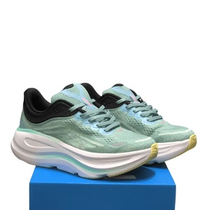 Chaussures de course TopOne Bondi 9 One-one pour hommes et femmes, légères, en carbone, pour Hokas, avec doublure en mesh, lacets, style de vie en plein air - Product Image 4