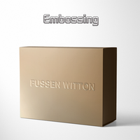 Boîte Pliante de Luxe sur Mesure, Emballage Cadeau, Boîtes en Carton pour Vêtements avec Fermeture Magnétique, Boîte Gaufrée
