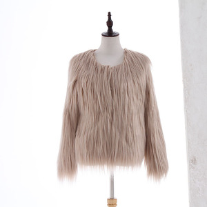 Cappotto Corto da Donna in <span class=keywords><strong>Pelliccia</strong></span> Sintetica di Agnello Lavata, Manica Lunga, Comodo e alla Moda - Product Image 3