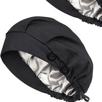 Bonnet de travail unisexe en coton double couche à rayures, respirant, pour médecins, chefs et post-partum