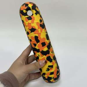 Jouets à mâcher pour chien en mousse EVA écologique, saveur poulet, design perforé, résistants à l'eau, pour l'intérieur et l'extérieur, parfaits pour la plage - Product Image 3