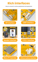 Layar tampilan modul ESP32-WROOM-32E 3.5 inci layar TFT tanpa fungsi sentuh dengan cangkang akrilik