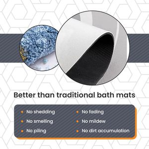 Alfombrilla de Baño Personalizada de Goma Antideslizante de Secado Rápido y Súper Absorbente de Diatomita para Ducha, Lavabo y Bañera - Product Image 4