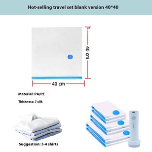 Bolsa de almacenamiento plegable de compresión <span class=keywords><strong>al</strong></span> vacío de <span class=keywords><strong>Amazon</strong></span>, organizador de ropa plegable para edredones, ropa - Product Image 6