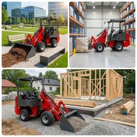 Caricatore Elettrico YGZG con Capacità di Carico 600kg, Controlli Semplici per Rapida Apprendimento e Facile Utilizzo, Caricatore al Litio per Uso Agricolo