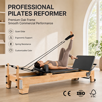 Machine de Pilates Reformer en chêne massif avec ressorts réglables pour la rééducation et le fitness – Fournisseur direct usine