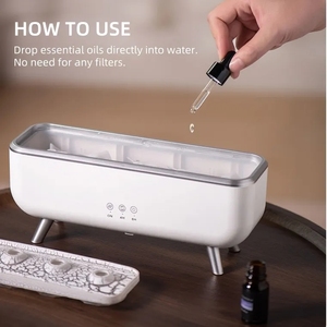 Đầy Màu sắc 300ml LED ánh sáng năng động Hương thơm khuếch tán sứa Máy tạo độ ẩm không khí với khói nhẫn cho phòng ngủ tuyệt - Product Image 3