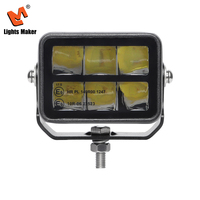 Lampe de travail LED robuste 3,3'' 30W 2400LM, faisceau de conduite, feu de recul auxiliaire pour camionnette, alliage d'aluminium LML-3530R